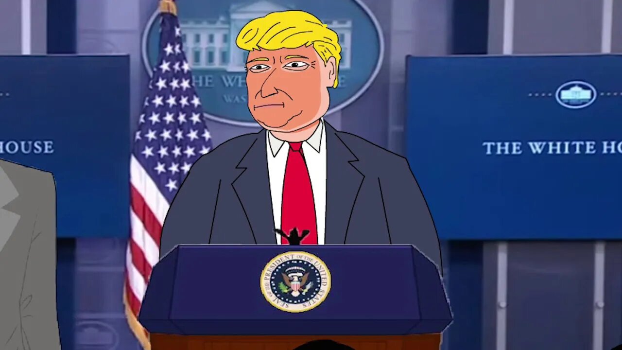 Trump Press Briefing - never before seen footage!