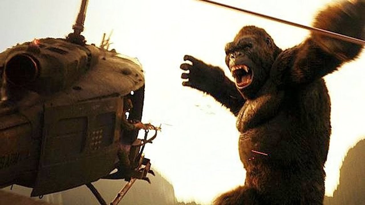 King Kong the skull island (helicopter fight scene) part 2