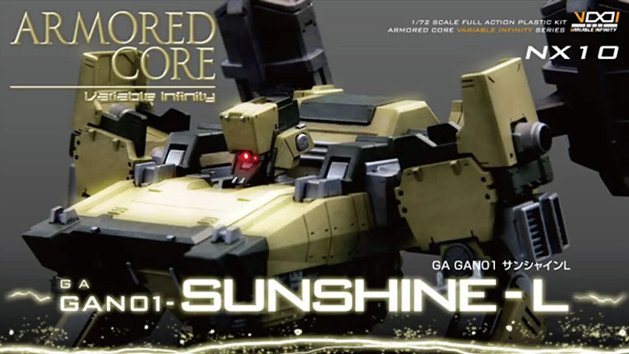 Kotobukiya Armored Core GA GAN01 SunShine L & E - # 182 Review