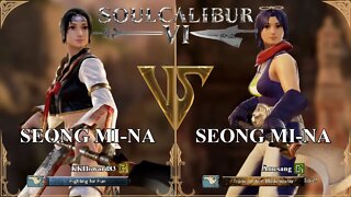 Seong Mi-na (KKHoward83) VS Seong Mi-na (Amesang) (SoulCalibur VI — Xbox One Ranked)