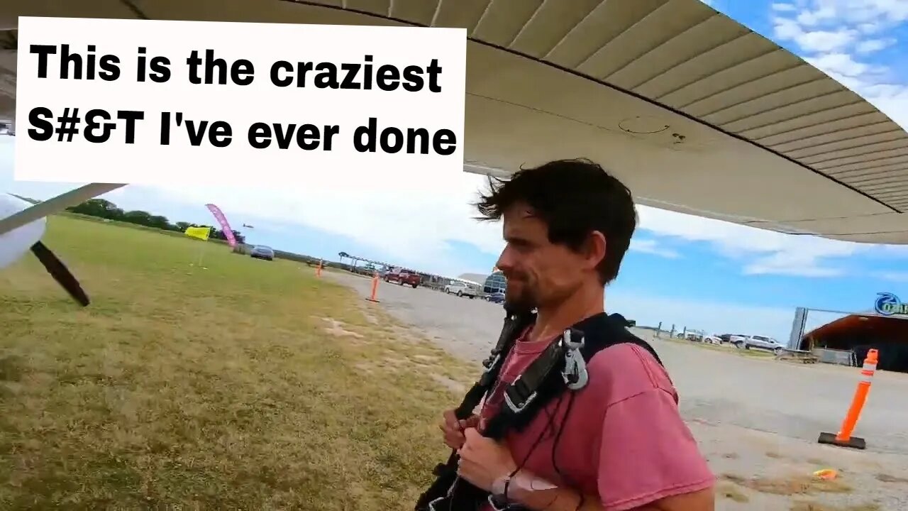 I Jumped Out Of A Plane My Reaction At The End Is Priceless ✈