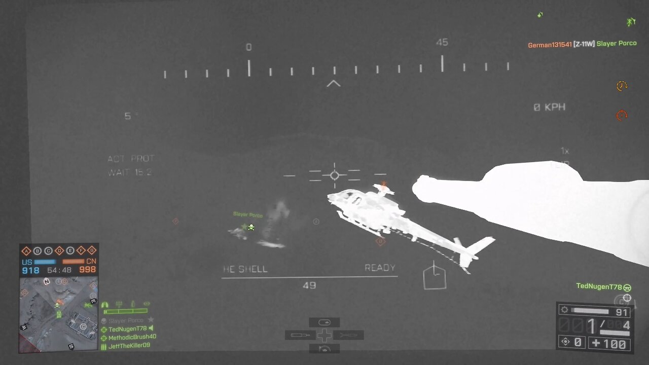 BATTLEFIELD 4-CHOPPER SHOT DOWN IN TANK