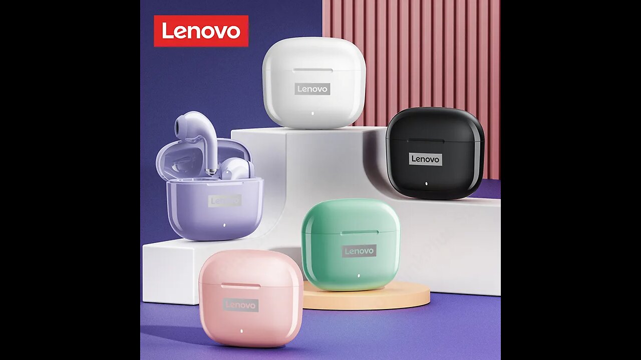 Original Lenovo LP40 Pro TWS Earphones Wireless Bluetooth 5.1 Sport Noise Reduction Headphones