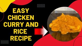 🥘👩‍🍳Easy Chicken Curry and Rice/Meal Ideas 2022/Dinner Time 🍽