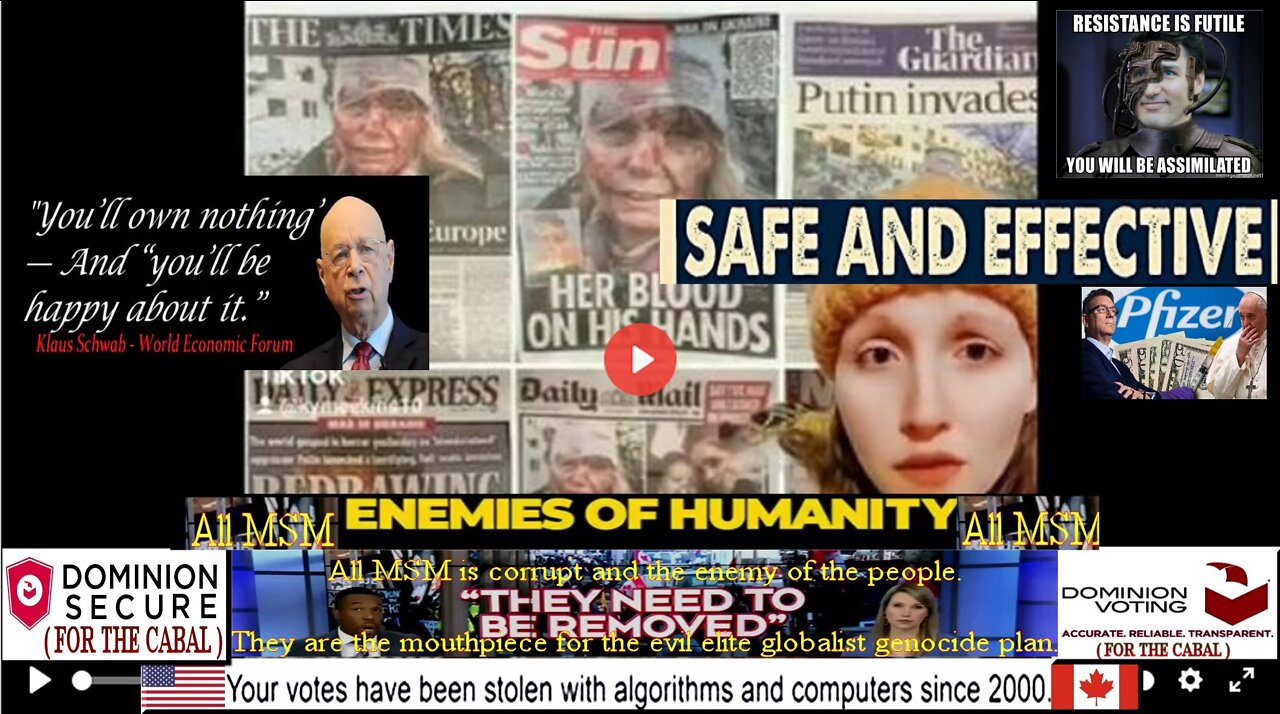WAR PROPAGANDA FROM THE MSM, OUTRIGHT COLLUSION, FABRICATION AND LIES