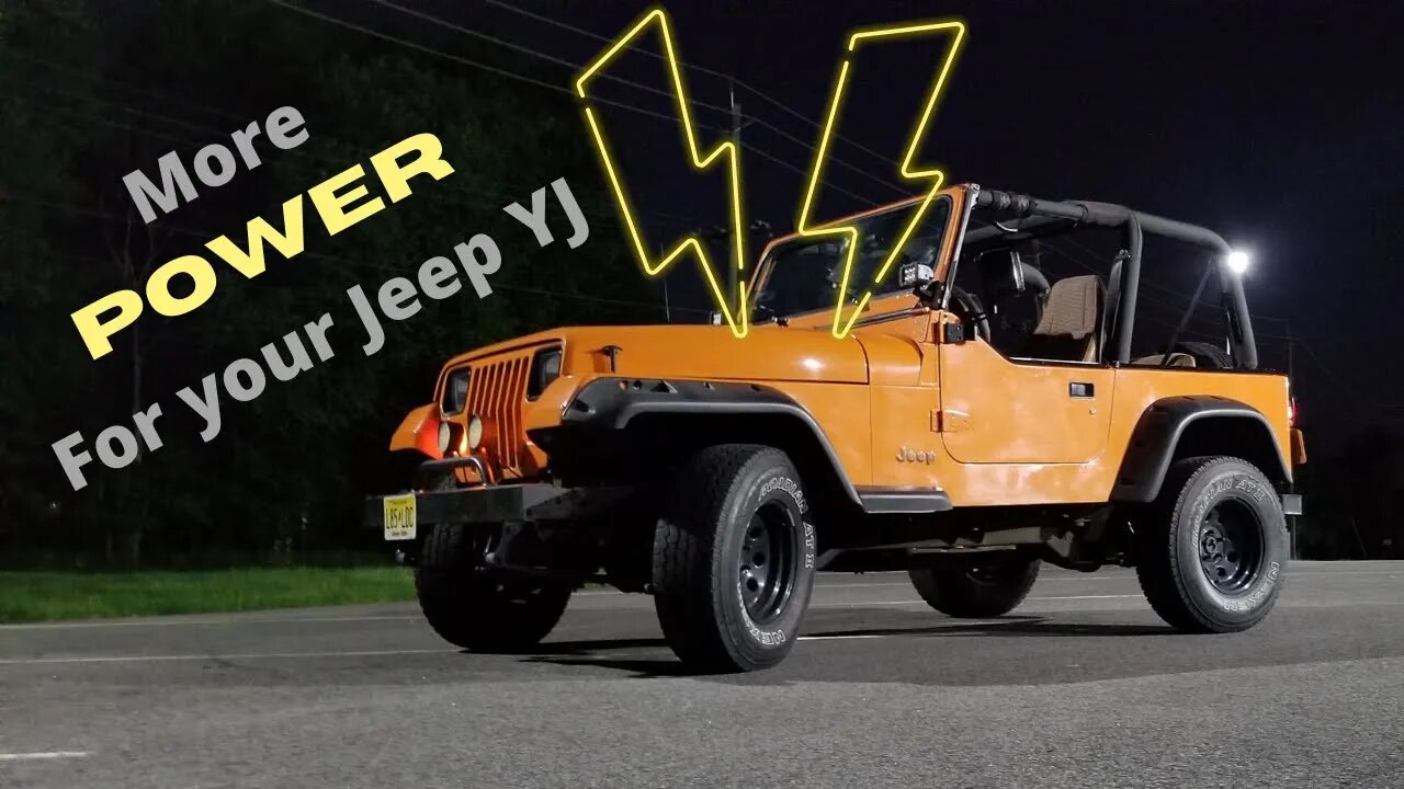 Jeep YJ battery upgrade anyone can do for more POWER !