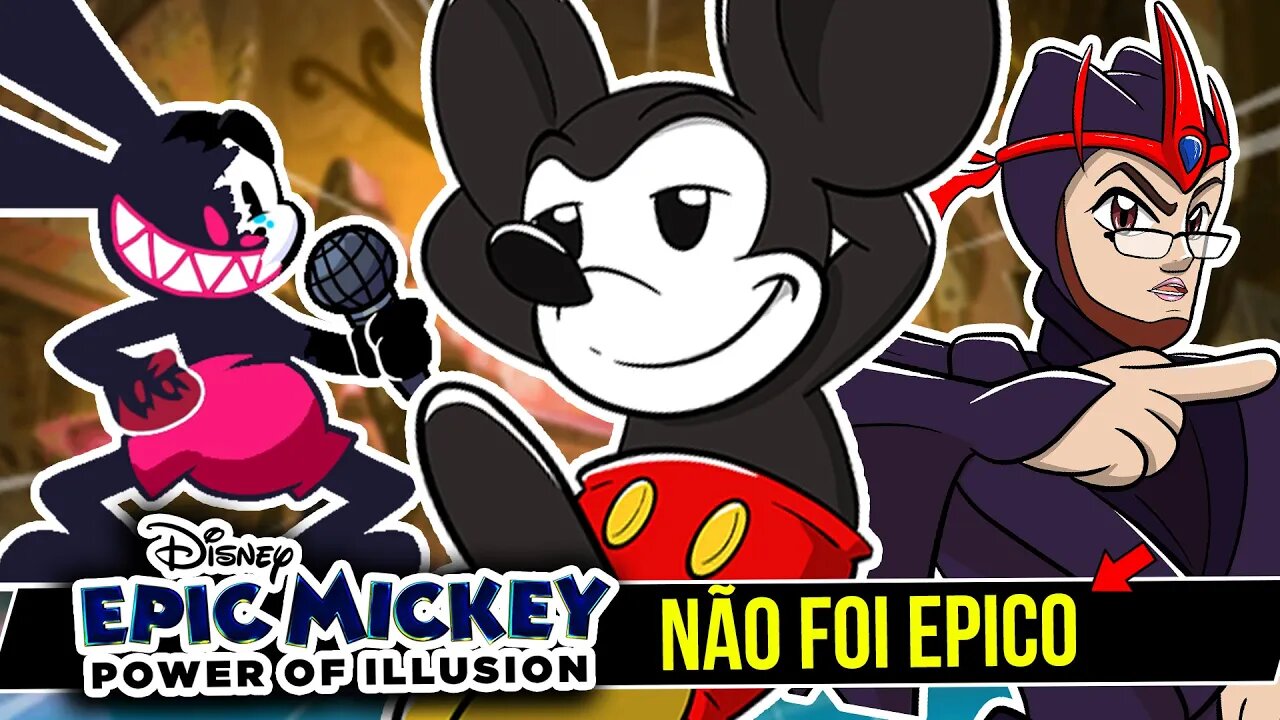 JOGO NÃO ÉPICO de MICKEY 😵| Epic Mickey Power of Illusion - Rk Play