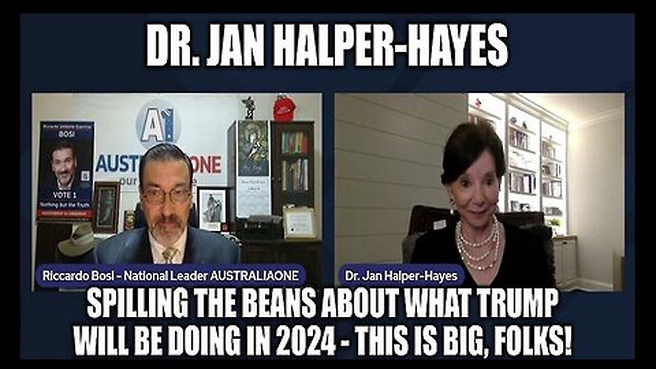 Dr. Jan Halper-Hayes - Spilling the Beans About What Trump Will Be Doing In 2024!