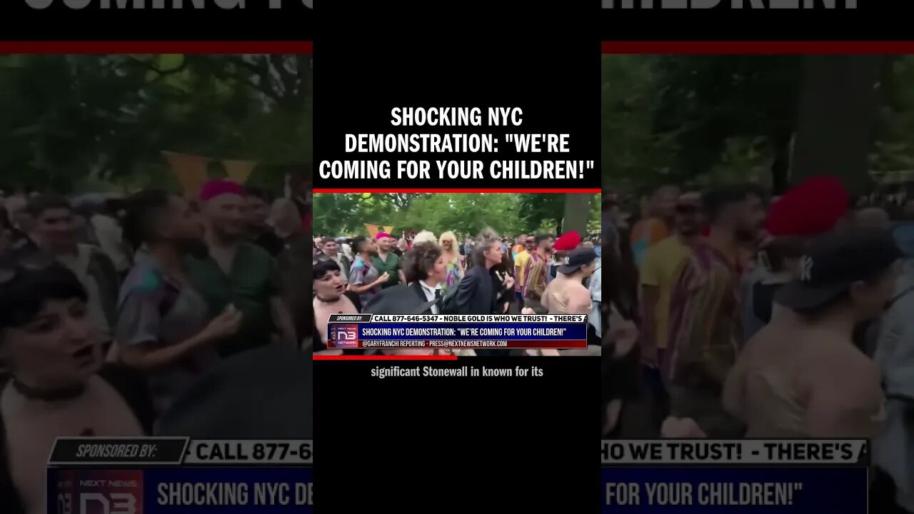 Shocking NYC Demonstration: "We're Coming for Your Children!"