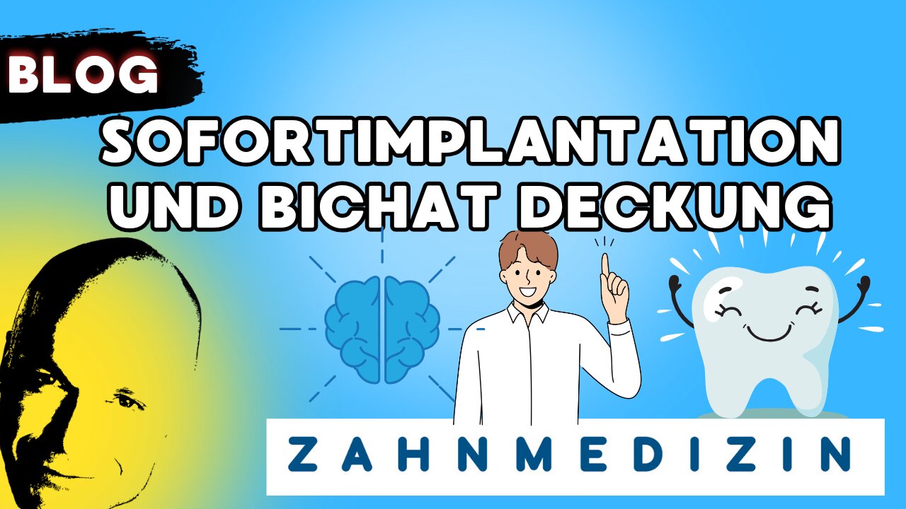 Sofortimplantation und Bichat Deckung