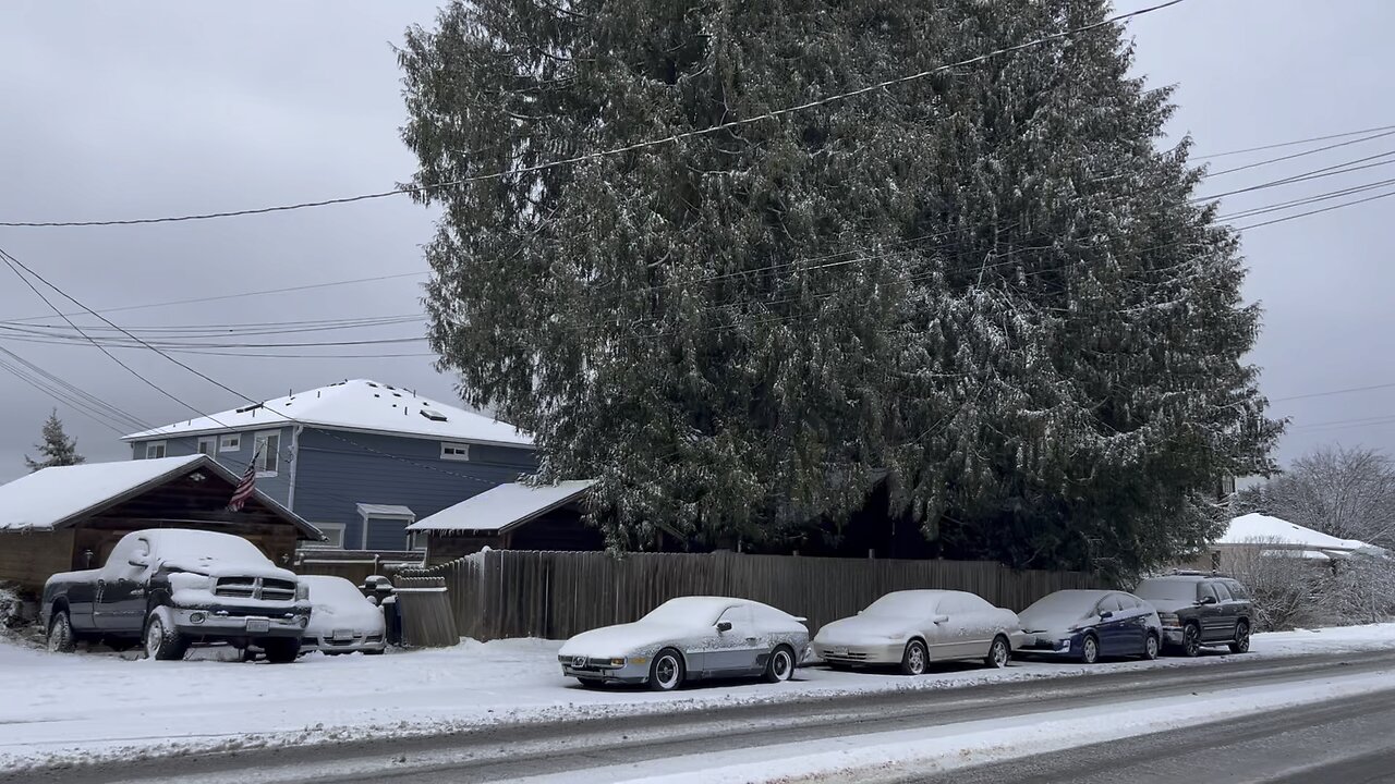 Snow in Seattle