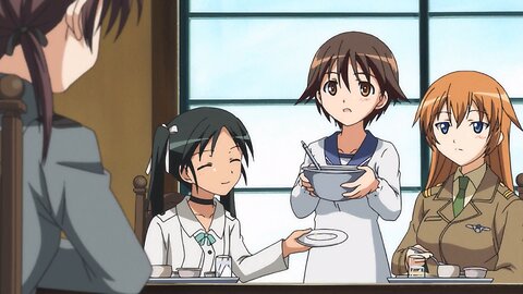 Strike Witches - dinner