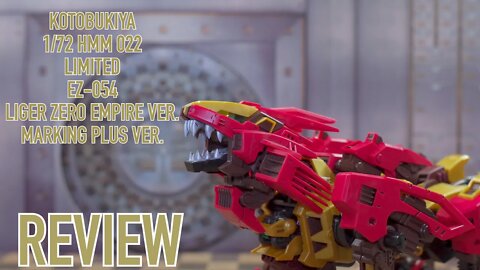 KOTOBUKIYA 1/72 HMM 022 LIMITED EZ-054 LIGER ZERO EMPIRE VER MARKING PLUS VER. [REVIEW]MY FIRST ZOID