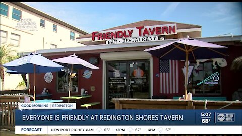 Redington Shores' Friendly Tavern is a local favorite