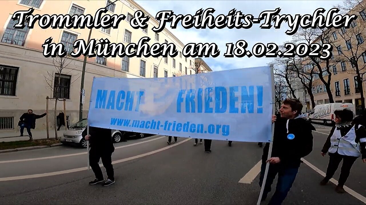 Trommler & Freiheits-Trychler in München am 18.02.2023 🔥