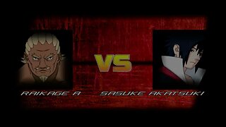 Mugen Fight Sasuke Vs Raikage