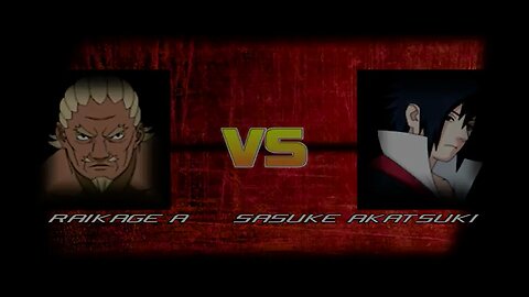 Mugen Fight Sasuke Vs Raikage