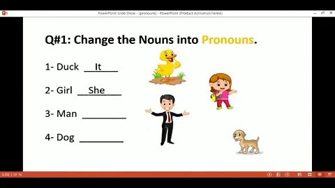 CLASS 3 ENG B PRONOUNS