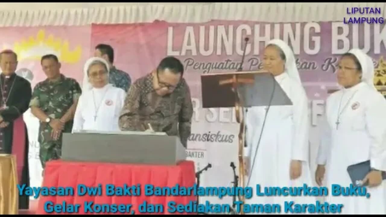 Yayasan Dwi Bakti Bandarlampung Luncurkan Buku, Gelar Konser, dan Sediakan Taman Karakter