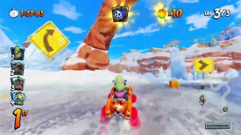 Wumpa Cup Mirror Mode Gameplay - Crash Team Racing Nitro-Fueled (Nintendo Switch)