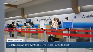 Flight issues impact family's spring break