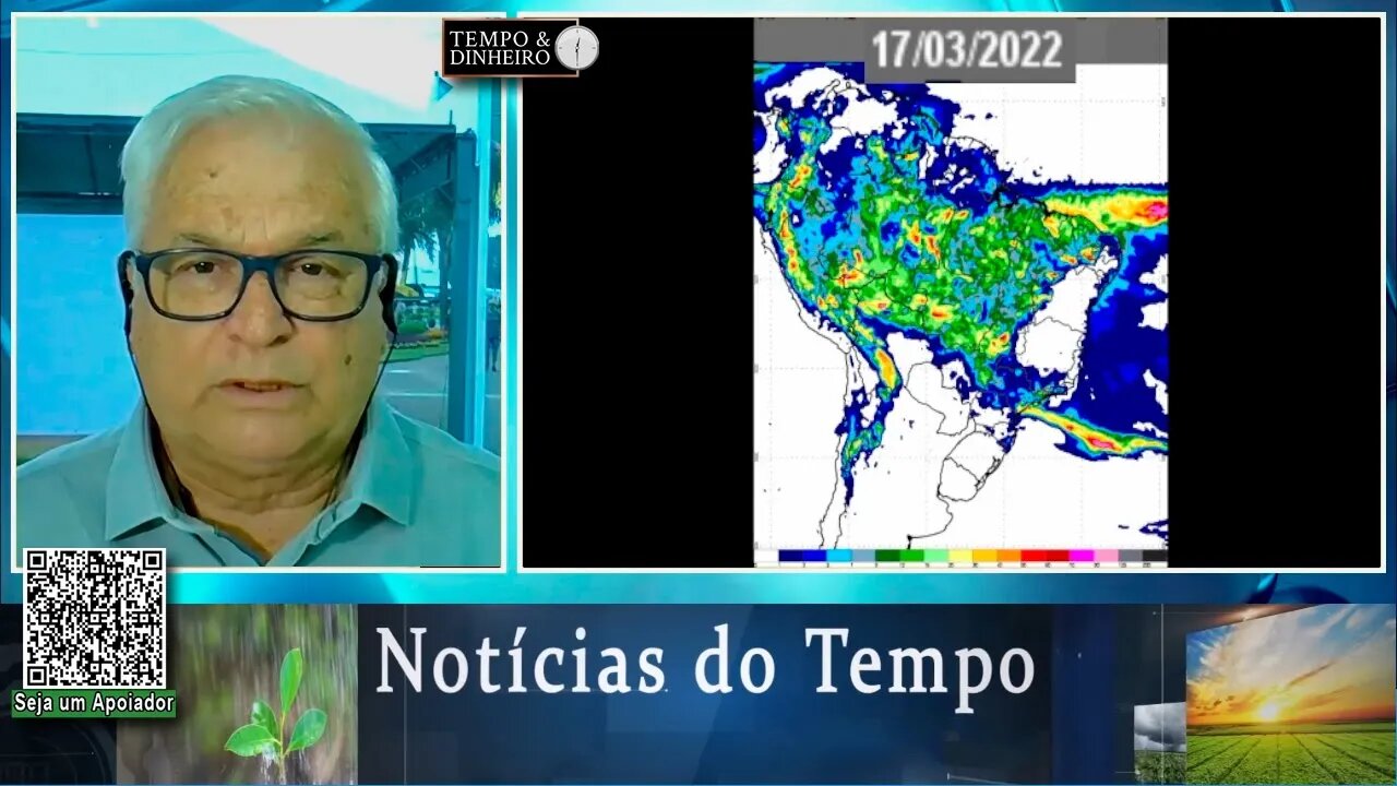 Previsão do tempo com calor e chuvas abençoadas em boa parte do país