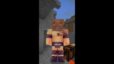 SALVE O THEROCK #MINECRAFT #SHORT