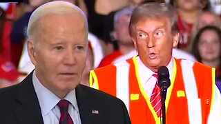 Former President Trump Wears 'Garbageman' Vest in Response to Biden's Recent Comment