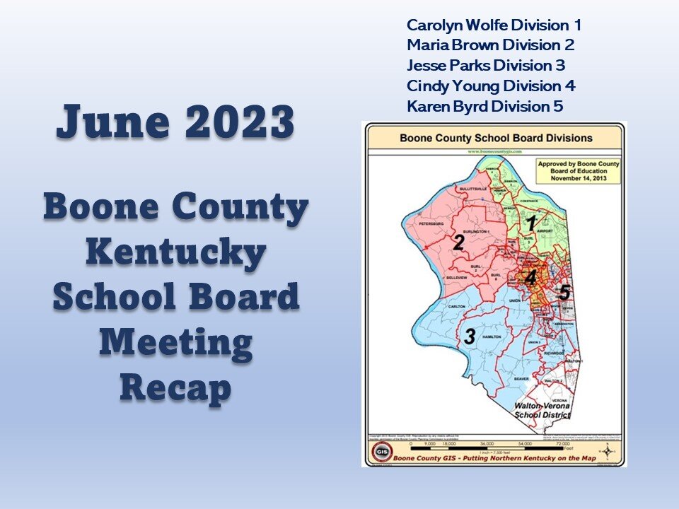 Boone Co. School Board Meeting Recap for June ‘23