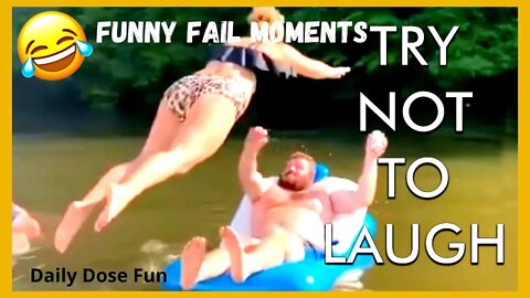 FUNNY FAIL MOMENTS #2 - TRY NOT TO LAUGH WATCHING