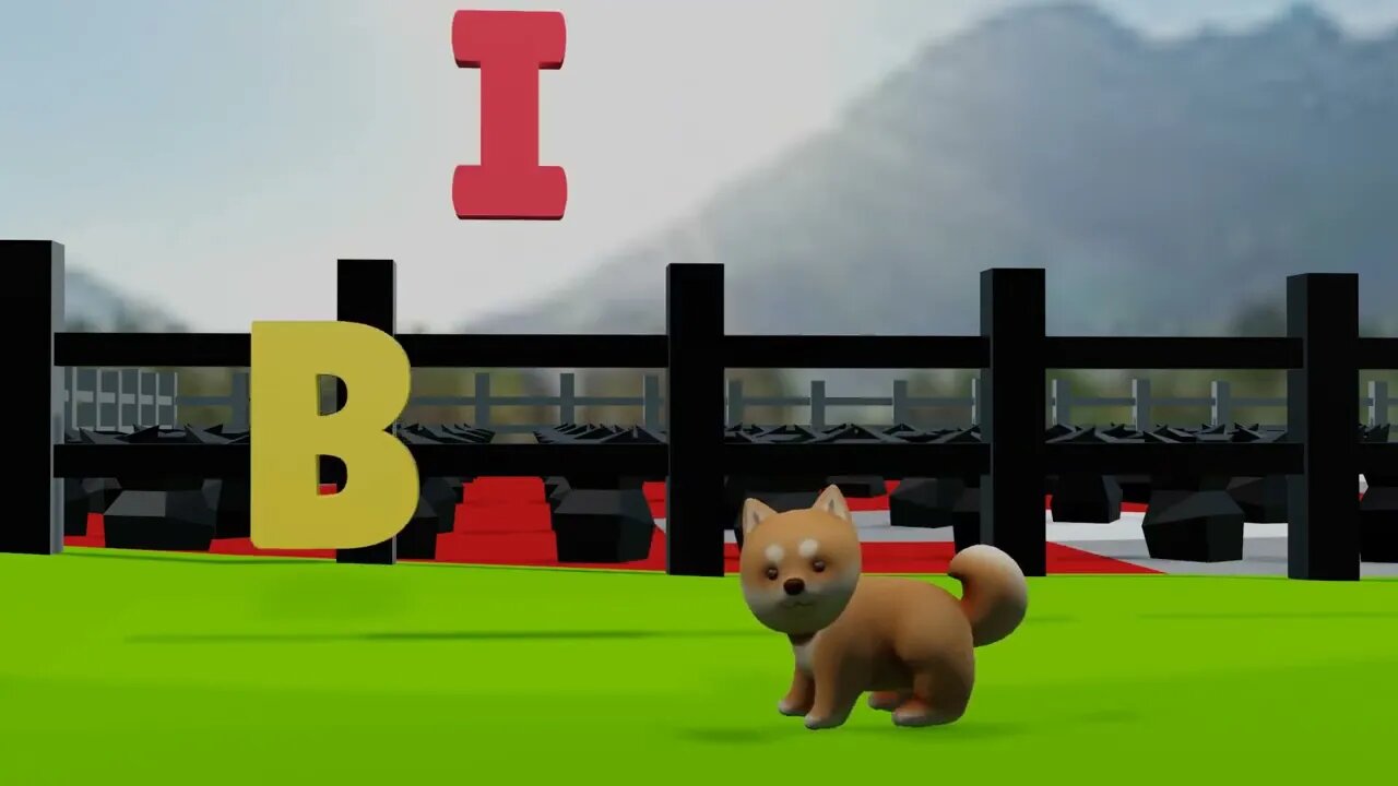 BINGO 3D nursery rhyme for kids. There was a farmer had a dog, Our Little Mario