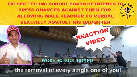 REACTION VIDEO: DAD Tells School Board He'LL be Filing Charges for SEXUAL ABUSE Against Them