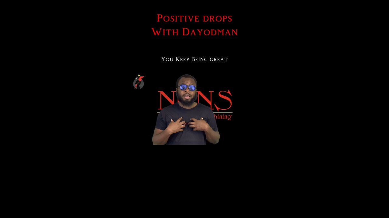 You Keep Being Great #dayodman #motivation #eeyayyahh #motivationalspeaker #greatness