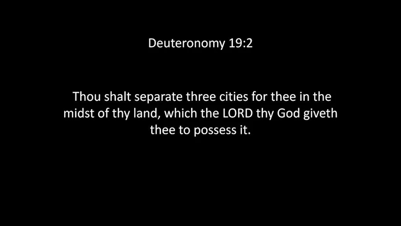 Deuteronomy Chapter 19