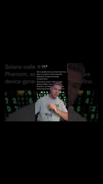 Ledger Hacked In Solana Exploit! 🚨