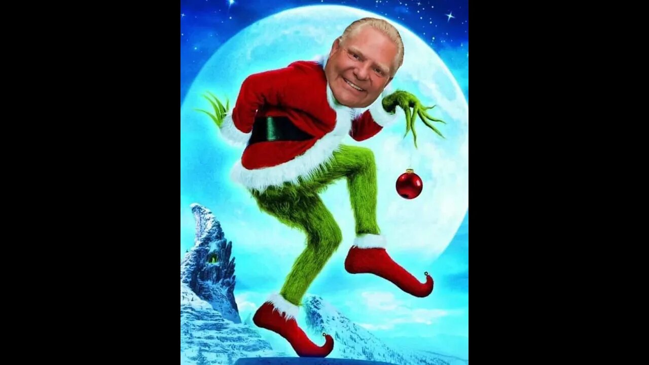 Doug Ford Cancels Christmas In Ontario With A Province Wide Lock-Down!!!