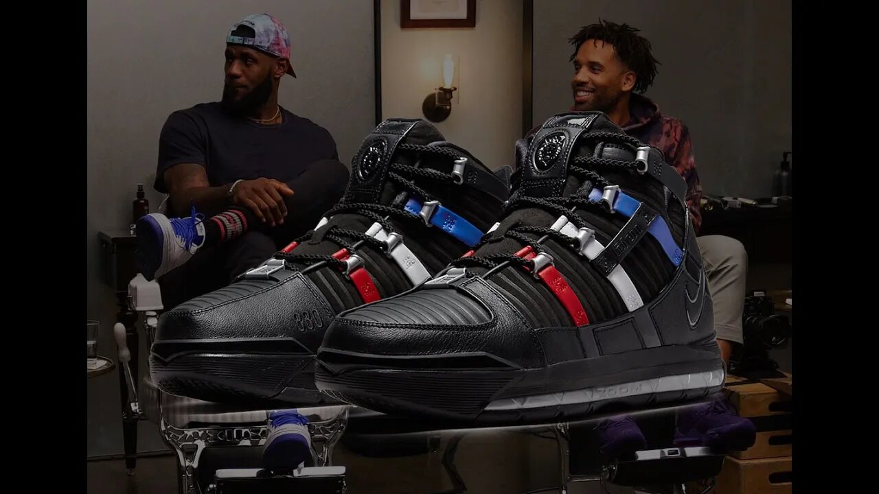 Zoom LeBron 3 Retro Barbershop Unboxing And Talking About Radio