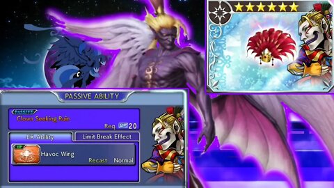 Kefka won Chic Hair Ornament & HAVOC WING EX ATTACK!