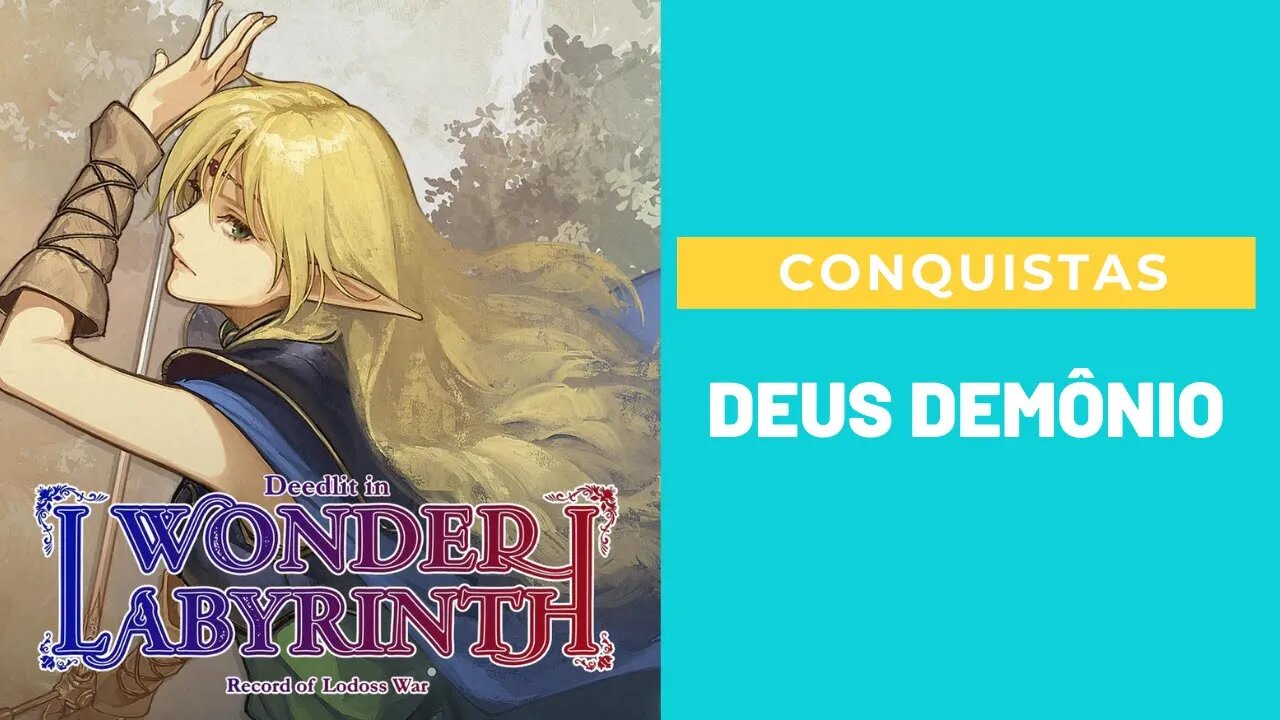 Conquista Deus demônio - Record of Lodoss War-Deedlit in Wonder Labyrinth-