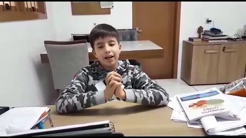 Meu filho explicando sobre o coronavírus (covid19) para o tema da escola