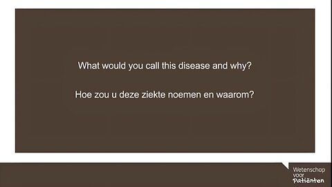 What would you call this disease and why? - Leonard Jason (Psychologist)