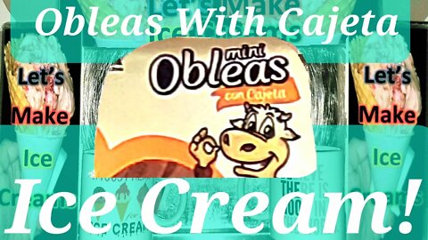 Ice Cream Making Obleas With Cajeta