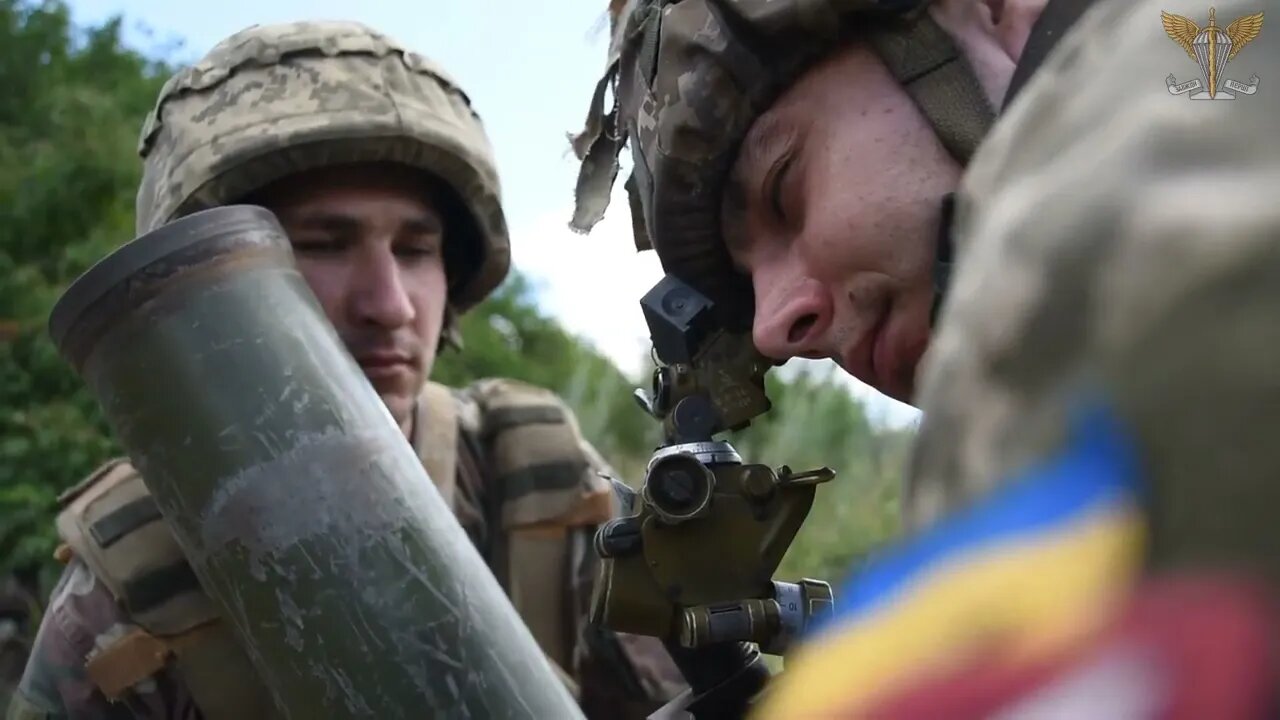 🇺🇦GraphicWar18+🔥Trench Mortar Fireworks Support Ground Troops Mykolaiv - Ukraine Armed Forces(ZSU)