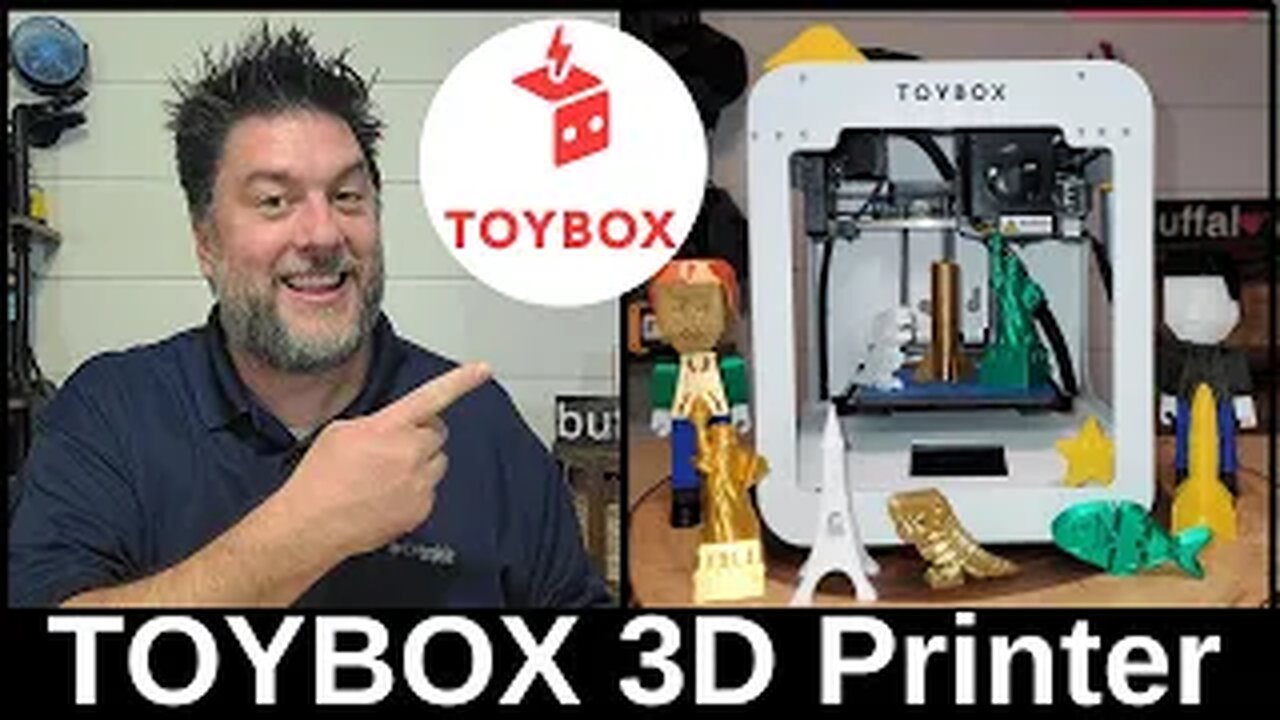 Toybox 3D printer. 1-Touch Kid-Friendly Childrens Toy Printer [544]