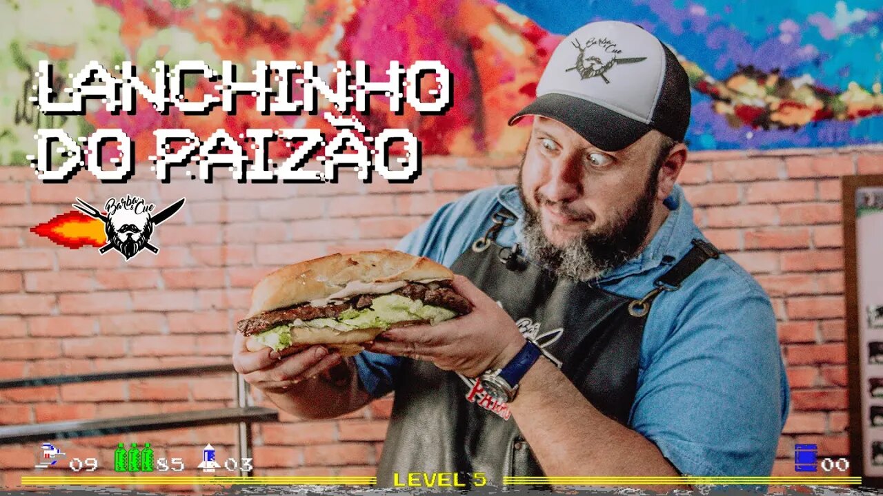 Lanche de churrasco ou lanchinho do Paizão | Barbaecue