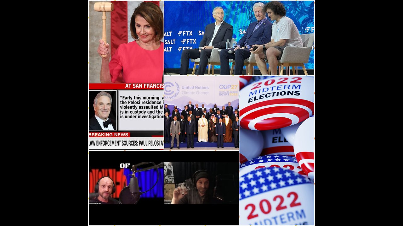 Hammer Drop on the Midterms, Crypto Scams, and Another Virtuous Climate Conference (11/7-11/12/22)