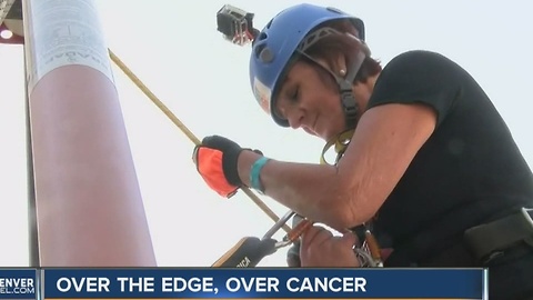 Six battles with cancer later, Colorado woman goes 'Over the Edge'