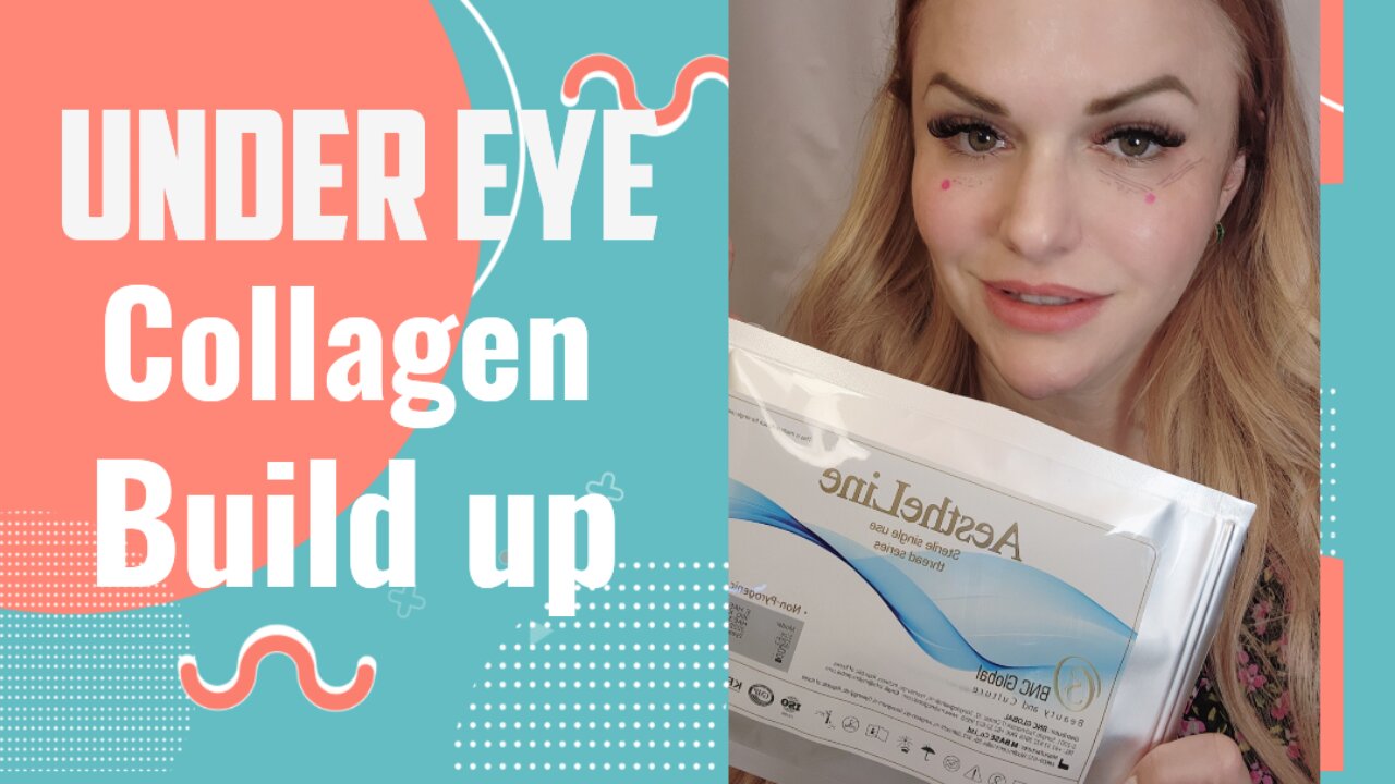 Under eye Collagen induction w threads