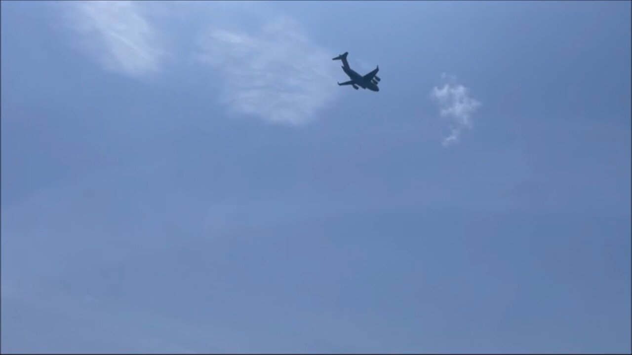 C-17 Globemaster III over North Myrtle Beach