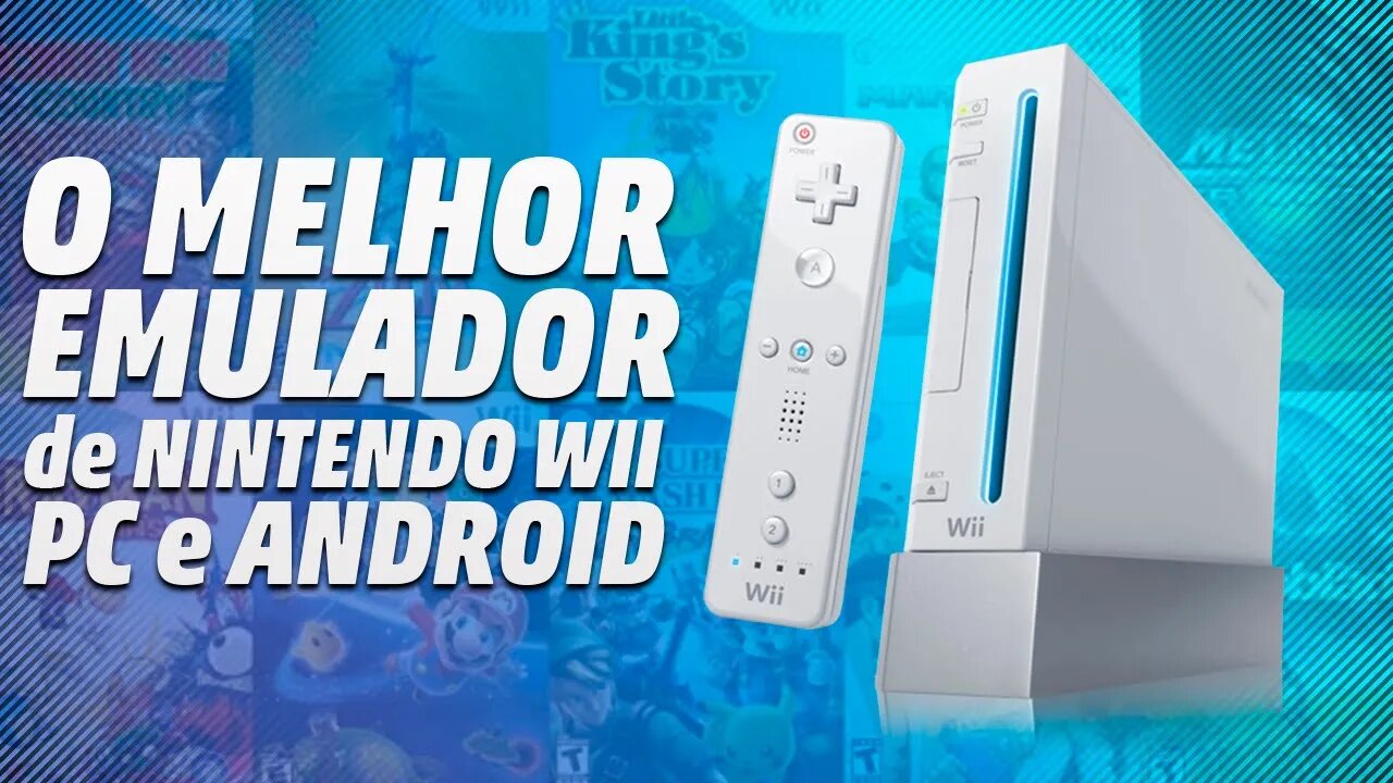 O MELHOR EMULADOR DE NINTENDO WII e GAME CUBE